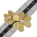 ヴァンクリーフアーペル Van Cleef & Arpels フリヴォル アントレ レ ドア VCARPJMD00 イエローゴールド K18YG ダイヤモンド #50(JP10) リング 指輪 フラワー 4Pダイヤ 10号