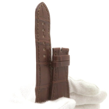 ハリーウィンストン Harry Winston 純正 オーシャン用 クロコバンド ブラウン クロコダイル 腕時計パーツ 未使用 替え クロコ バンド ベルト ストラップ 29ｍｍ ブラウン 茶