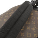 ルイヴィトン LOUIS VUITTON ジョッシュ M41530 モノグラム×ブラック モノグラムマカサー リュック・デイパック シルバー金具 茶 黒 バックパック