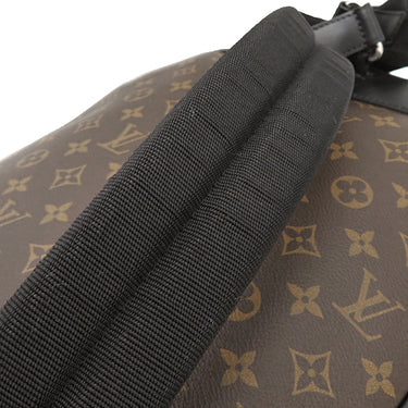 ルイヴィトン LOUIS VUITTON ジョッシュ M41530 モノグラム×ブラック モノグラムマカサー リュック・デイパック シルバー金具 茶 黒 バックパック