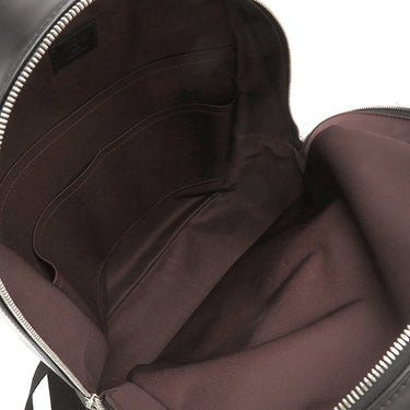 ルイヴィトン LOUIS VUITTON ジョッシュ M41530 モノグラム×ブラック モノグラムマカサー リュック・デイパック シルバー金具 茶 黒 バックパック