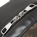ルイヴィトン LOUIS VUITTON ジョッシュ M41530 モノグラム×ブラック モノグラムマカサー リュック・デイパック シルバー金具 茶 黒 バックパック