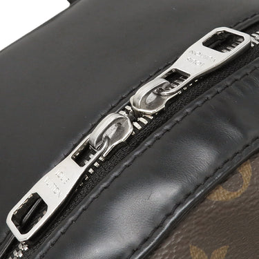 ルイヴィトン LOUIS VUITTON ジョッシュ M41530 モノグラム×ブラック モノグラムマカサー リュック・デイパック シルバー金具 茶 黒 バックパック