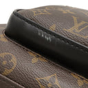 ルイヴィトン LOUIS VUITTON ジョッシュ M41530 モノグラム×ブラック モノグラムマカサー リュック・デイパック シルバー金具 茶 黒 バックパック