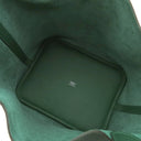 エルメス HERMES ピコタンロックMM  ヴェールモワイヤン トリヨンクレマンス ハンドバッグ シルバー金具 緑