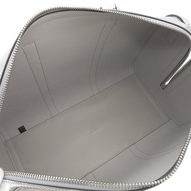 グッチ GUCCI GGエンボス ミディアム ダッフルバッグ 796104 メタリックシルバー ミラーエフェクトファブリック ボストンバッグ シルバー金具 2WAY ハンドバッグ GG ダブルG SILVER 銀