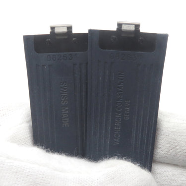 ヴァシュロン・コンスタンタン VACHERON CONSTANTIN オーバーシーズ用 ネイビー ラバー K18PG 腕時計パーツ 新同品 純正 ラバー ベルト ストラップ ジョイントパーツ付 24ｍｍ 紺