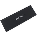 シャネル CHANEL ココマーク ロゴ ブラック×ホワイト シルク スカーフ 黒