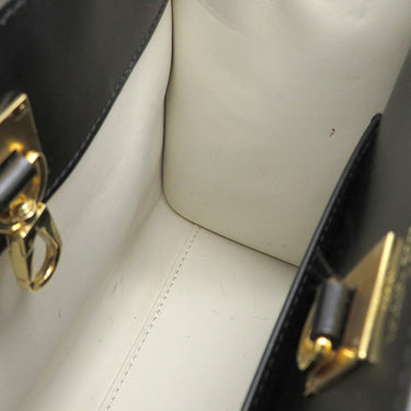 ルイヴィトン LOUIS VUITTON シティスティーマー MINI N95975 ホワイト×ブラック カーフ パイソン 2WAYバッグ ゴールド金具 白 ショルダー