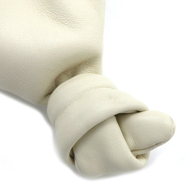 クロエ Chloe アーリーン CHC23WS150 ホワイト×ブラック レザー 2WAYバッグ シャンパンゴールド金具 ショルダーバッグ ハンドバッグ ポシェット 巾着 白 黒