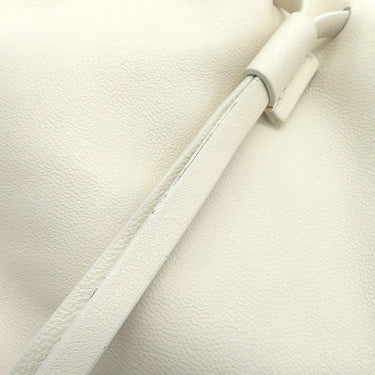 クロエ Chloe アーリーン CHC23WS150 ホワイト×ブラック レザー 2WAYバッグ シャンパンゴールド金具 ショルダーバッグ ハンドバッグ ポシェット 巾着 白 黒