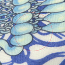 エルメス HERMES ショール カレ140 CARRE ブルー×グリーン カシミヤ シルク ストール 【MORS ETGOURMETTES/馬術と鎖】