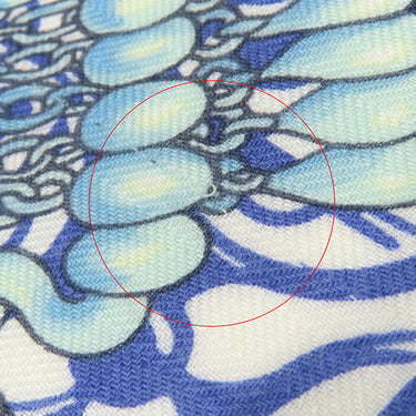 エルメス HERMES ショール カレ140 CARRE ブルー×グリーン カシミヤ シルク ストール 【MORS ETGOURMETTES/馬術と鎖】