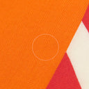 エルメス HERMES ショール カレ140 CARRE オレンジ×マルチカラー カシミヤ シルク ストール