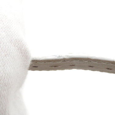 ロジェデュブイ ROGER DUBUIS エクスカリバー EX42用 ラバーバンド ホワイト クロコダイル 腕時計パーツ 新品同様 純正 替え ベルト ストラップ バネ棒 25mm ホワイト 白