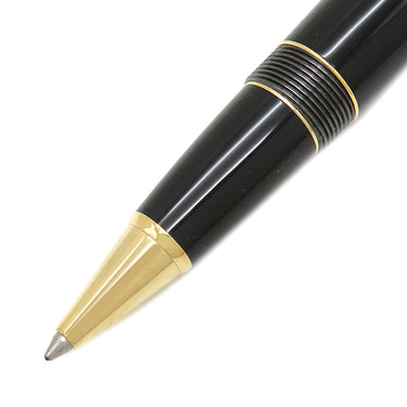 モンブラン Montblanc マイスターシュテュック ルグラン ローラーボール ブラック×ゴールド GP プレシャスレジン ボールペン 黒インク 筆記確認済み