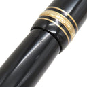 モンブラン Montblanc マイスターシュテュック ルグラン ローラーボール ブラック×ゴールド GP プレシャスレジン ボールペン 黒インク 筆記確認済み