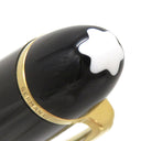 モンブラン Montblanc マイスターシュテュック ルグラン ローラーボール ブラック×ゴールド GP プレシャスレジン ボールペン 黒インク 筆記確認済み