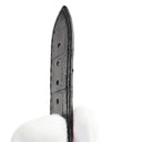 オメガ OMEGA シーマスター プラネットオーシャン用 クロコバンド 98000369 ブラック クロコダイル 腕時計パーツ 純正 ベルト バックル用 替え 20mm ブラック 黒