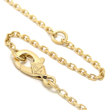 ヴァンクリーフアーペル Van Cleef & Arpels ヴィンテージ アルハンブラ ペンダント VCARO9VA00 グリーンXイエローゴールド K18YG マラカイト ネックレス 750 18金