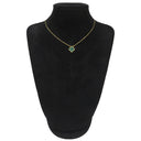 ヴァンクリーフアーペル Van Cleef & Arpels ヴィンテージ アルハンブラ ペンダント VCARO9VA00 グリーンXイエローゴールド K18YG マラカイト ネックレス 750 18金