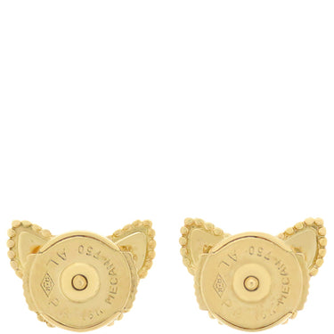 ヴァンクリーフアーペル Van Cleef & Arpels スウィート パピヨン VCARN5JM00 パールホワイトXイエローゴールド K18YG マザーオブパール ピアス 750 18K 18金