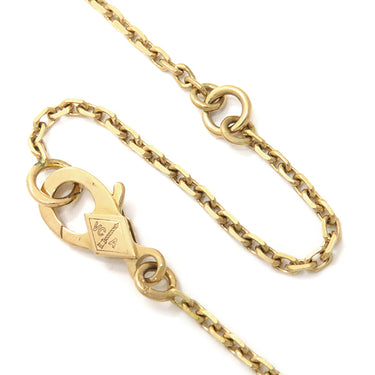 ヴァンクリーフアーペル Van Cleef & Arpels ラッキーアルハンブラ パピヨン ペンダント VCARD99500 イエローゴールド×ホワイト K18YG マザーオブパール ネックレス Au750