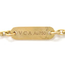 ヴァンクリーフアーペル Van Cleef & Arpels ラッキーアルハンブラ パピヨン ペンダント VCARD99500 イエローゴールド×ホワイト K18YG マザーオブパール ネックレス Au750