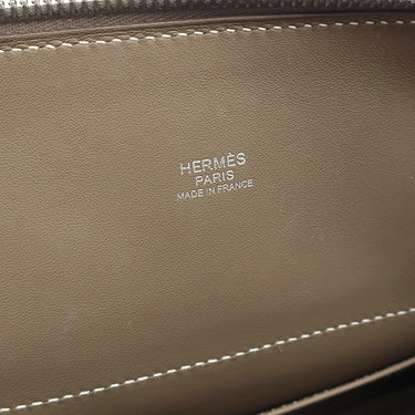 エルメス HERMES ボリード27 エトゥープ スイフト 2WAYバッグ シルバー金具 グレージュ ショルダー