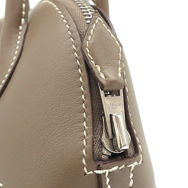 エルメス HERMES ボリード27 エトゥープ スイフト 2WAYバッグ シルバー金具 グレージュ ショルダー