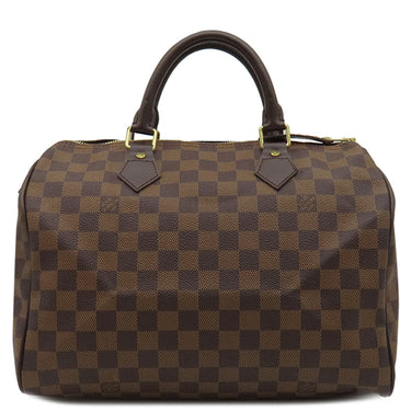 ルイヴィトン LOUIS VUITTON スピーディ30 N41531 ダミエエベヌ ダミエキャンバス ハンドバッグ ゴールド金具 茶 ボストン 鍵・パドロック欠品