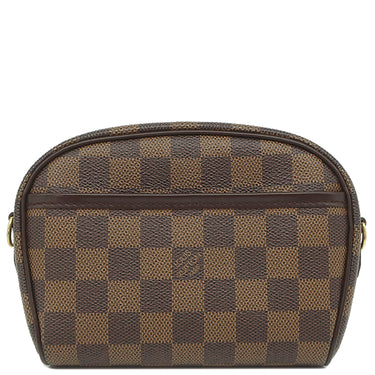 ルイヴィトン LOUIS VUITTON ポシェット イパネマ N51296 ダミエエベヌ ダミエキャンバス ショルダーバッグ ゴールド金具 ウエストバッグ 茶