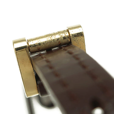 ルイヴィトン LOUIS VUITTON ポシェット イパネマ N51296 ダミエエベヌ ダミエキャンバス ショルダーバッグ ゴールド金具 ウエストバッグ 茶