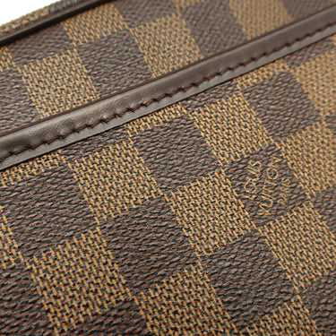 ルイヴィトン LOUIS VUITTON ポシェット イパネマ N51296 ダミエエベヌ ダミエキャンバス ショルダーバッグ ゴールド金具 ウエストバッグ 茶