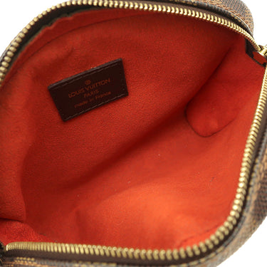 ルイヴィトン LOUIS VUITTON ポシェット イパネマ N51296 ダミエエベヌ ダミエキャンバス ショルダーバッグ ゴールド金具 ウエストバッグ 茶