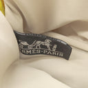 エルメス HERMES ボリードポーチ ミニミニ イエロー コットン ポーチ シルバー金具 黄色