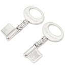 ルイヴィトン LOUIS VUITTON トラベルキー M68099 シルバー メタル カフス カフリンクス