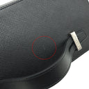 プラダ PRADA ロゴ スマホポーチ 2ZH064 NERO サフィアーノレザー ポーチ シルバー金具 クラッチバッグ セカンドバッグ 黒