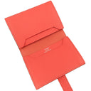 エルメス HERMES ベアン ローズテキサス シェーブル カードケース シルバー金具 新品 未使用 名刺入れ