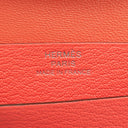 エルメス HERMES ベアン ローズテキサス シェーブル カードケース シルバー金具 新品 未使用 名刺入れ