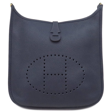 エルメス HERMES エヴリン3 PM ブルーニュイ トリヨンクレマンス ショルダーバッグ ゴールド金具 紺