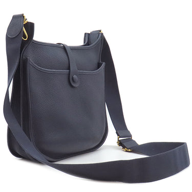 エルメス HERMES エヴリン3 PM ブルーニュイ トリヨンクレマンス ショルダーバッグ ゴールド金具 紺