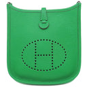 エルメス HERMES エヴリンTPM アマゾン バンブー トリヨンクレマンス ショルダーバッグ シルバー金具 緑