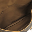 ルイヴィトン LOUIS VUITTON ソミュール 43 M42252 モノグラム モノグラムキャンバス ショルダーバッグ ゴールド金具 茶 肩掛け 斜め掛け