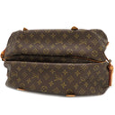 ルイヴィトン LOUIS VUITTON ソミュール 43 M42252 モノグラム モノグラムキャンバス ショルダーバッグ ゴールド金具 茶 肩掛け 斜め掛け