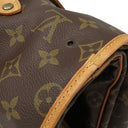 ルイヴィトン LOUIS VUITTON ソミュール 43 M42252 モノグラム モノグラムキャンバス ショルダーバッグ ゴールド金具 茶 肩掛け 斜め掛け