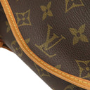 ルイヴィトン LOUIS VUITTON ソミュール 43 M42252 モノグラム モノグラムキャンバス ショルダーバッグ ゴールド金具 茶 肩掛け 斜め掛け