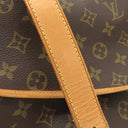 ルイヴィトン LOUIS VUITTON ソミュール 43 M42252 モノグラム モノグラムキャンバス ショルダーバッグ ゴールド金具 茶 肩掛け 斜め掛け