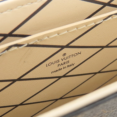 ルイヴィトン LOUIS VUITTON ポシェット トランク ヴェルティカル M63913 モノグラム モノグラムキャンバス レザー ショルダーバッグ ゴールド金具 茶 黒