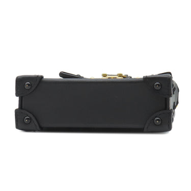 ルイヴィトン LOUIS VUITTON ポシェット トランク ヴェルティカル M63913 モノグラム モノグラムキャンバス レザー ショルダーバッグ ゴールド金具 茶 黒